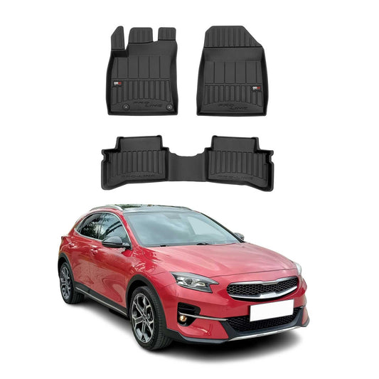 Covorașe auto TPE negre, set 3 piese, pentru Kia XCeed Hybrid 2019-2025