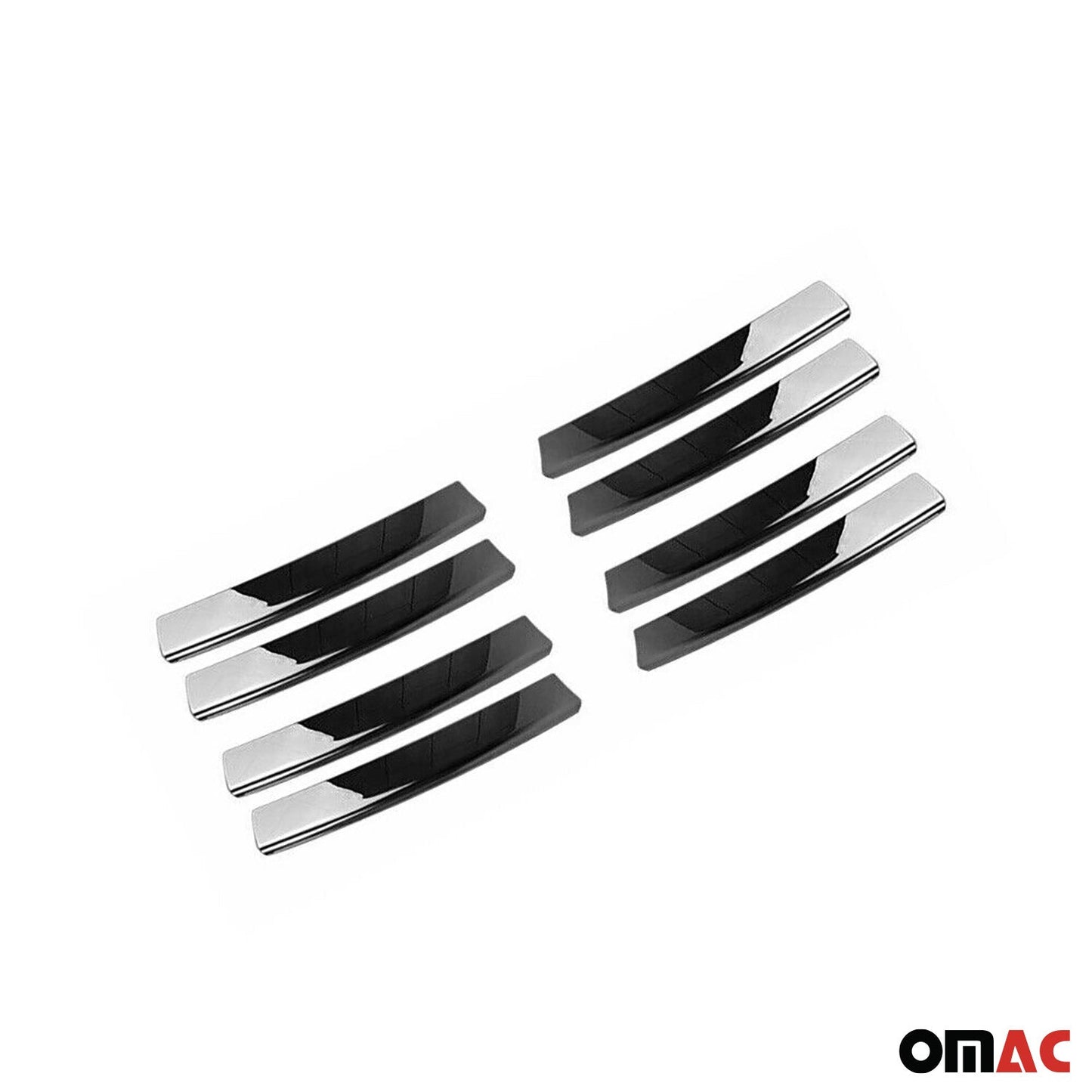 Kühlergrill Leisten Grillleisten für VW Bora 1998-2005 Edelstahl Silber 8tlg