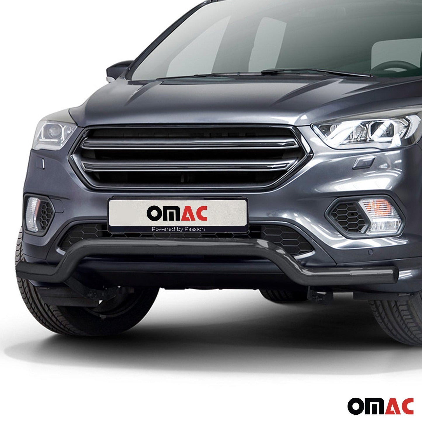 Bară de protecție față, bară de protecție față pentru Ford Kuga 2017-2025 cu ABE (omologare de tip germană), oțel, negru