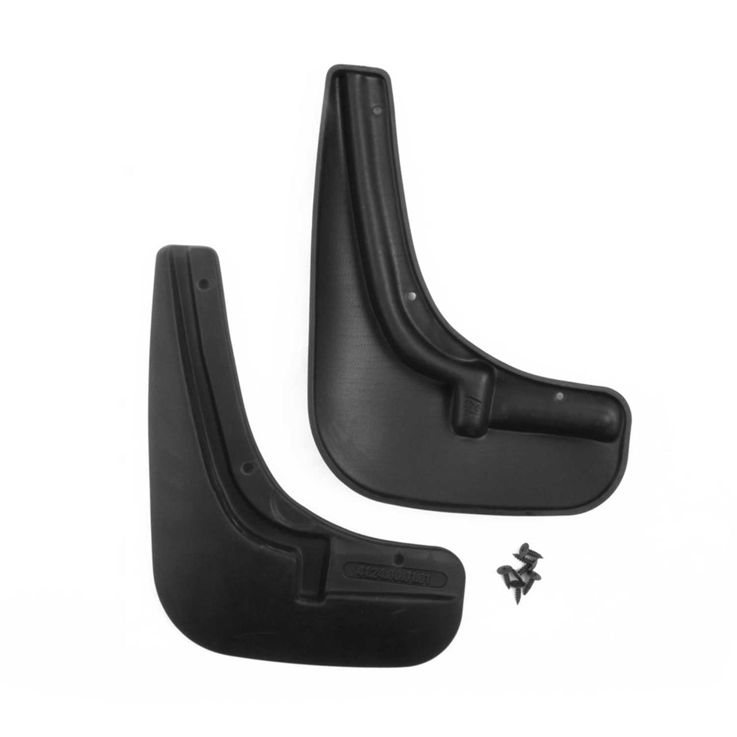 Schmutzfänger Spritzschutz Hinten für Renault Kangoo 2013-2021 Schwarz Gummi 2x