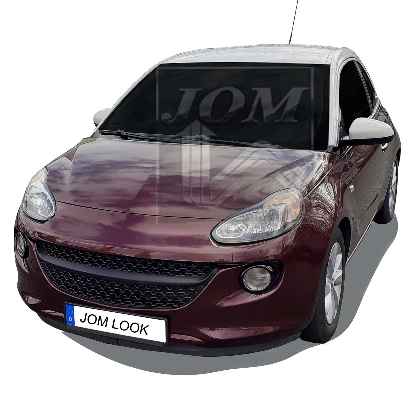 Grilă radiator JOM pentru Opel Adam 2012-2019 Negru 1 buc.