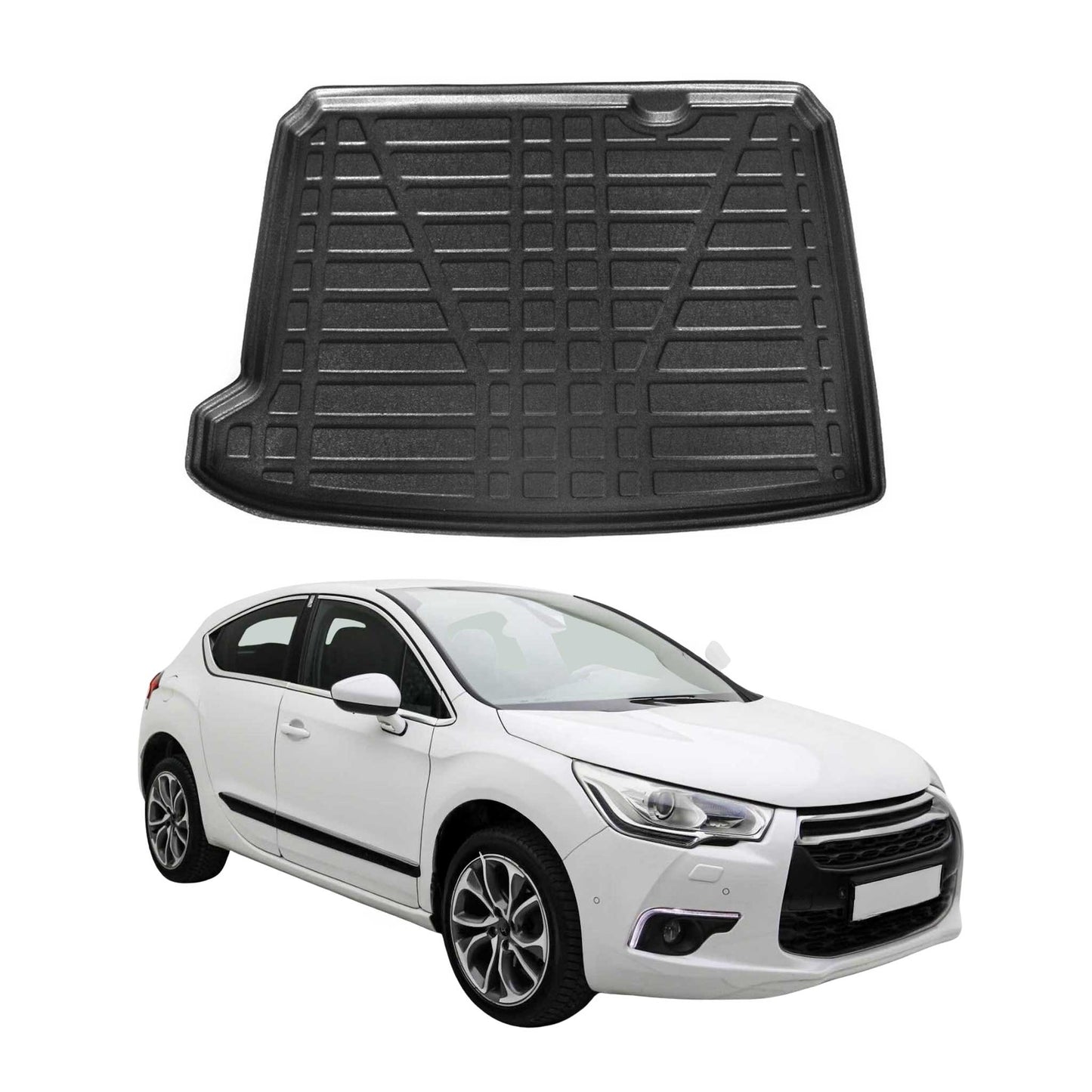 Protecție portbagaj/cargo pentru Citroen DS4 2011-2018, cauciuc TPE, negru