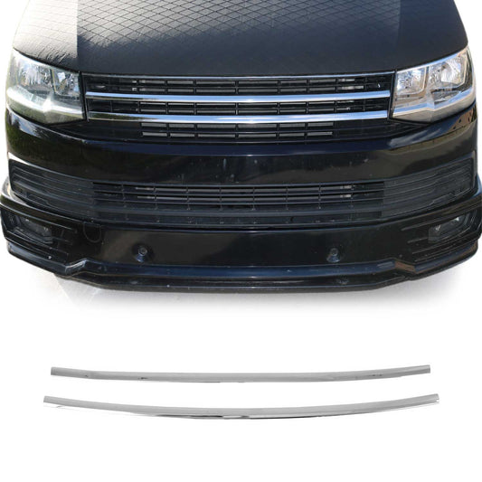 Benzi decorative grilă radiator pentru VW T6 Transporter Multivan Caravelle 2015-2019 Verde 2x