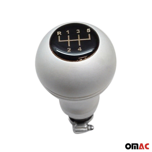 Schaltknauf Schaltknopf für VW Golf 1997-2003 Manuelle Aluminium Silber