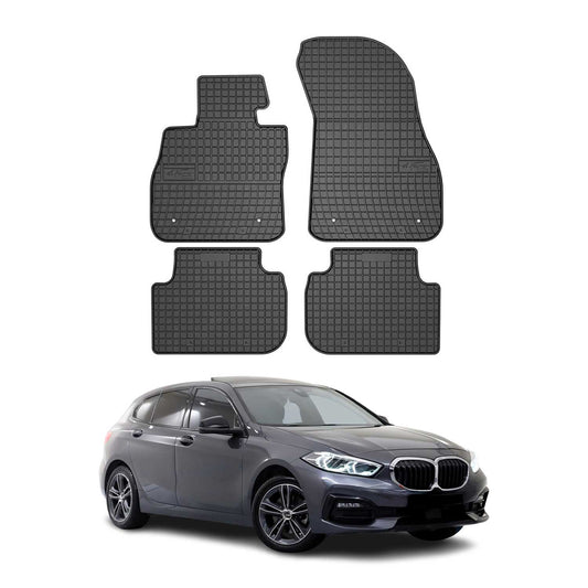 2019-2024 BMW 1er F40 Fußmatten Gummi Schwarz 4 tlg