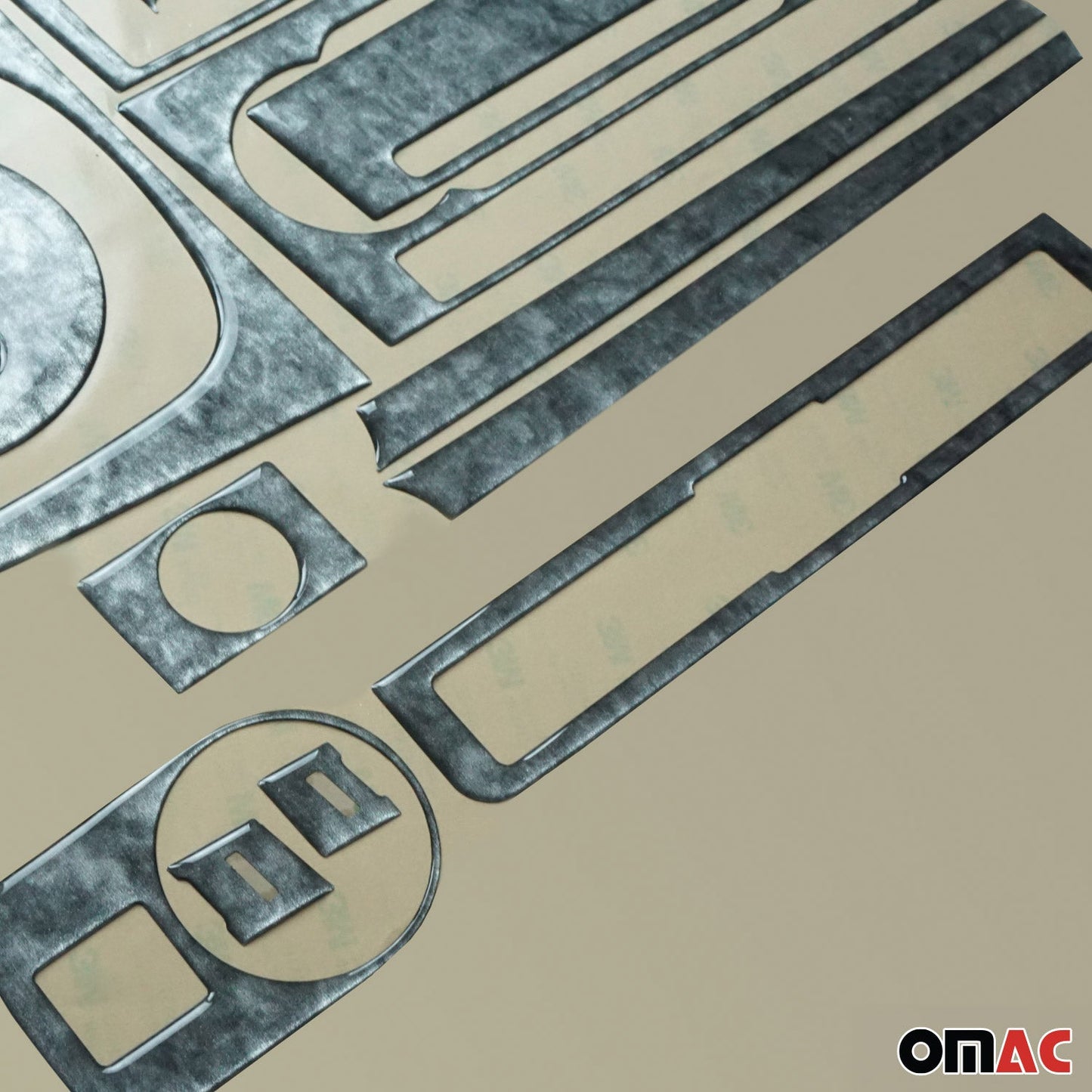 Innenraum Dekor Cockpit für Audi A3 A3 Sportback 8P 2008-2013 Titan Optik 14x