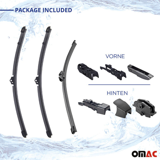 Set lamele ștergătoare de parbriz față și spate Seat Ibiza IV 6J 6P SWF 2008-2017