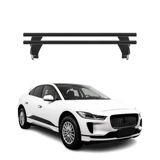 Bagażnik dachowy Menabo do modelu Jaguar I-Pace 2018-2025, 50 kg, aluminiowy, czarny, 2-częściowy