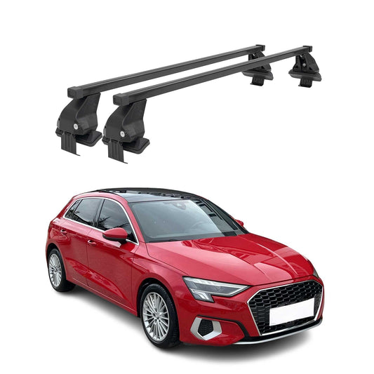Menabo Dachträger Grundtäger für Audi A3 Sportback 8Y 2020-2025 50kg Schwarz 2x