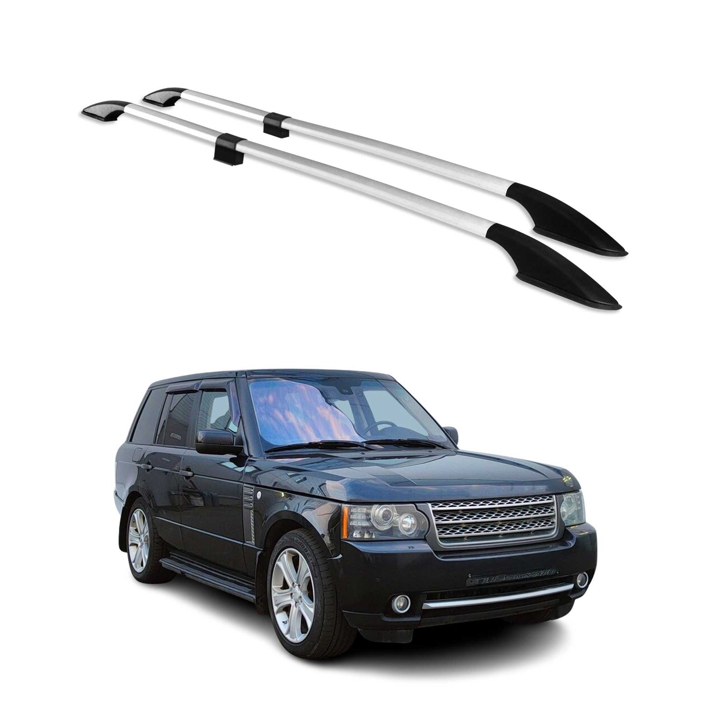 Dachreling Dachgepäckträger für Land Rover Range Rover L322 2003-2012 Grau