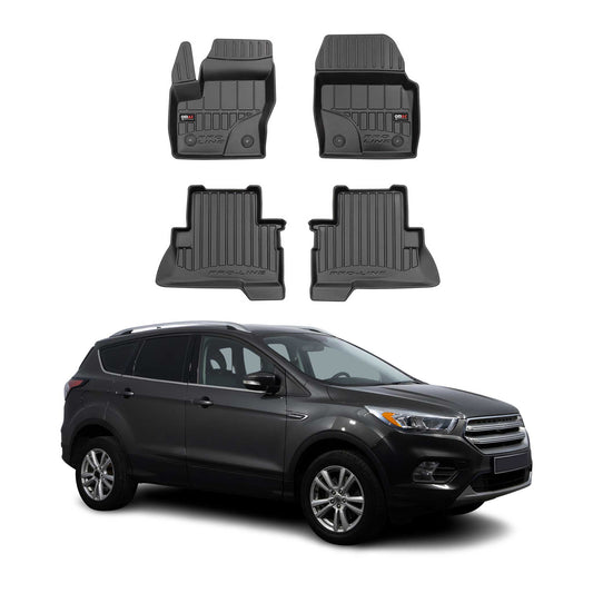 OMAC Gummi Fußmatten für Ford Kuga 2013-2024 Premium TPE 3D Automatten 4tlg