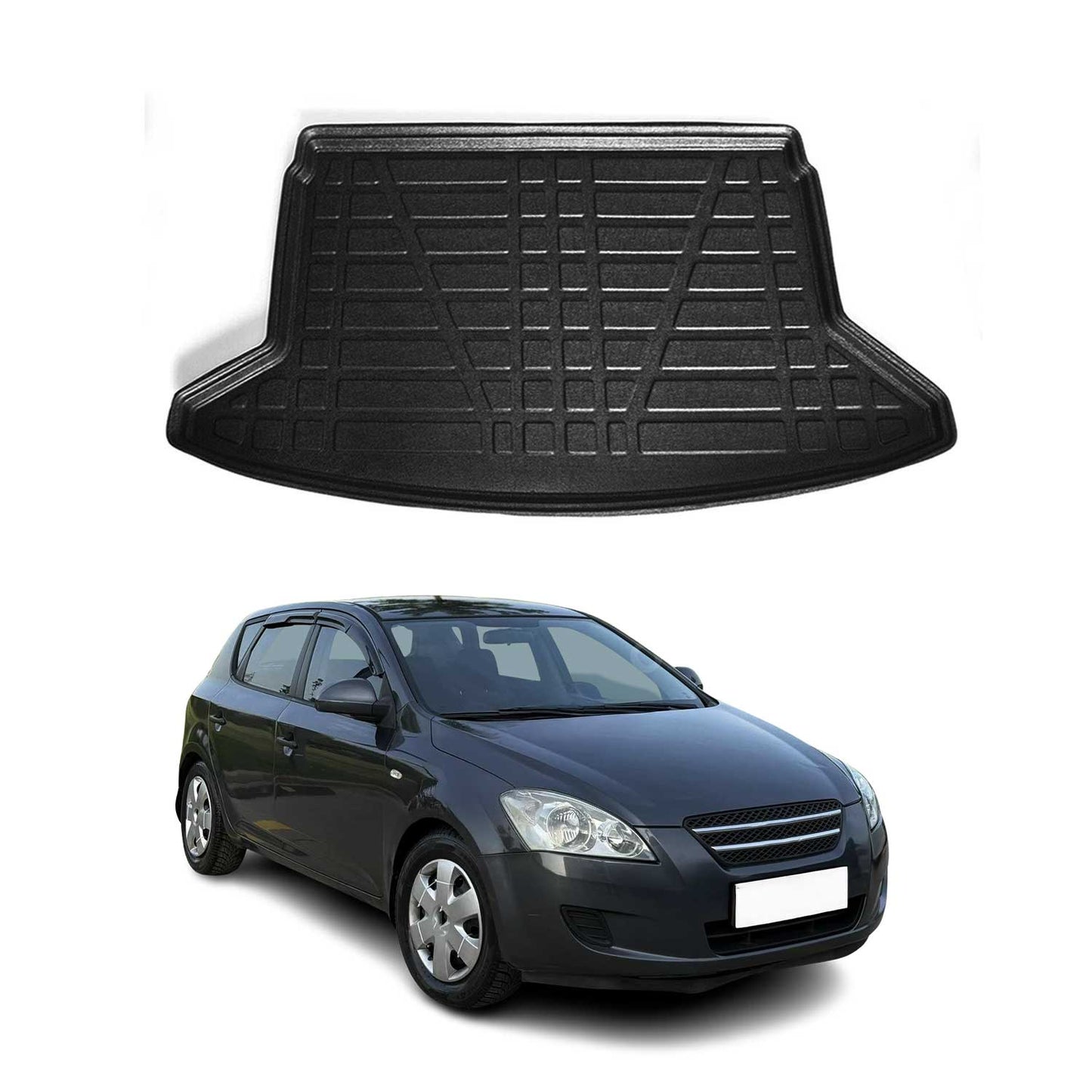 Kofferraumwanne Laderaumwanne für Kia Ceed 2006-2025 Schrägheck Gummi TPE