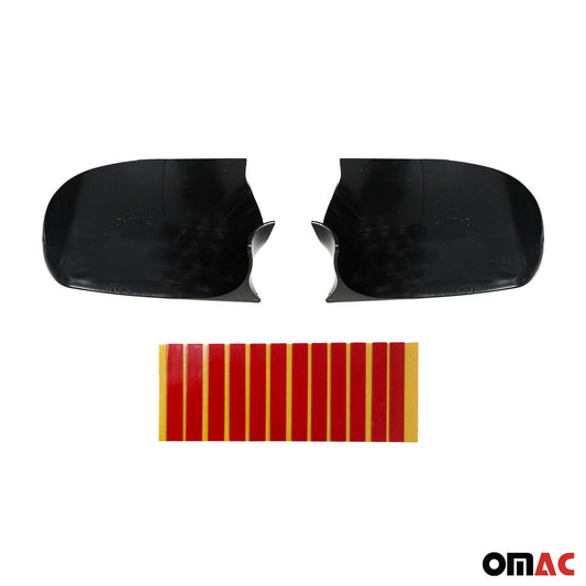 Spiegelkappen für Ford Mondeo 3 & Fiesta 6 & Fusion ab FL ABS Piano Schwarz 2x