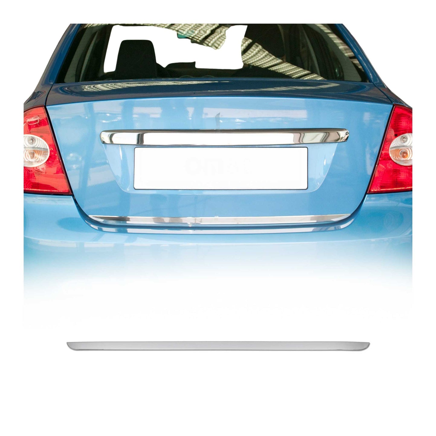 Kofferraumleiste Heckleiste für Ssangyong Musso 2018-2025 Untere Edelstahl