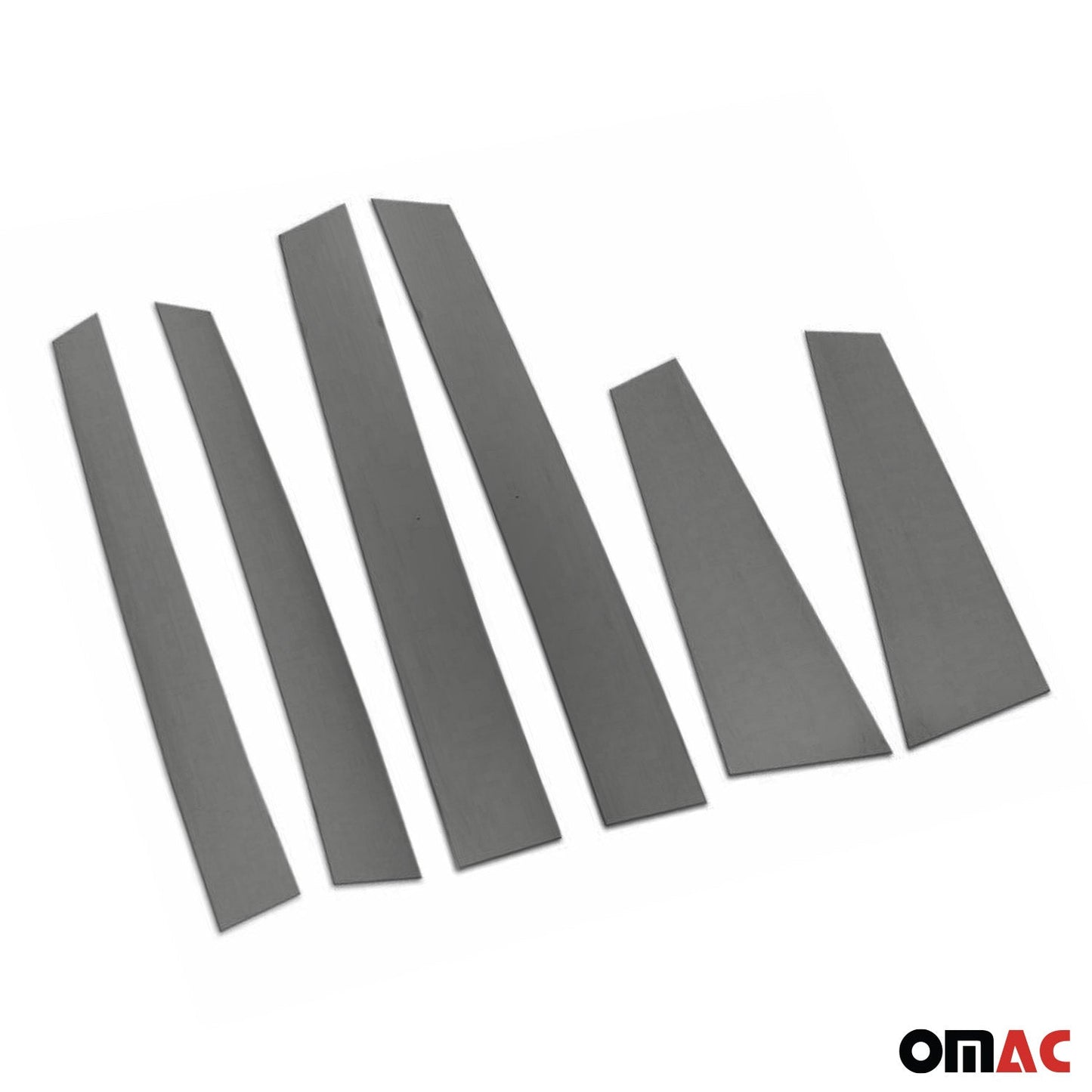 B-Säule Türsäulen Verkleidung für Jeep Renegade 2014-2021 Edelstahl Dunkel 6tlg