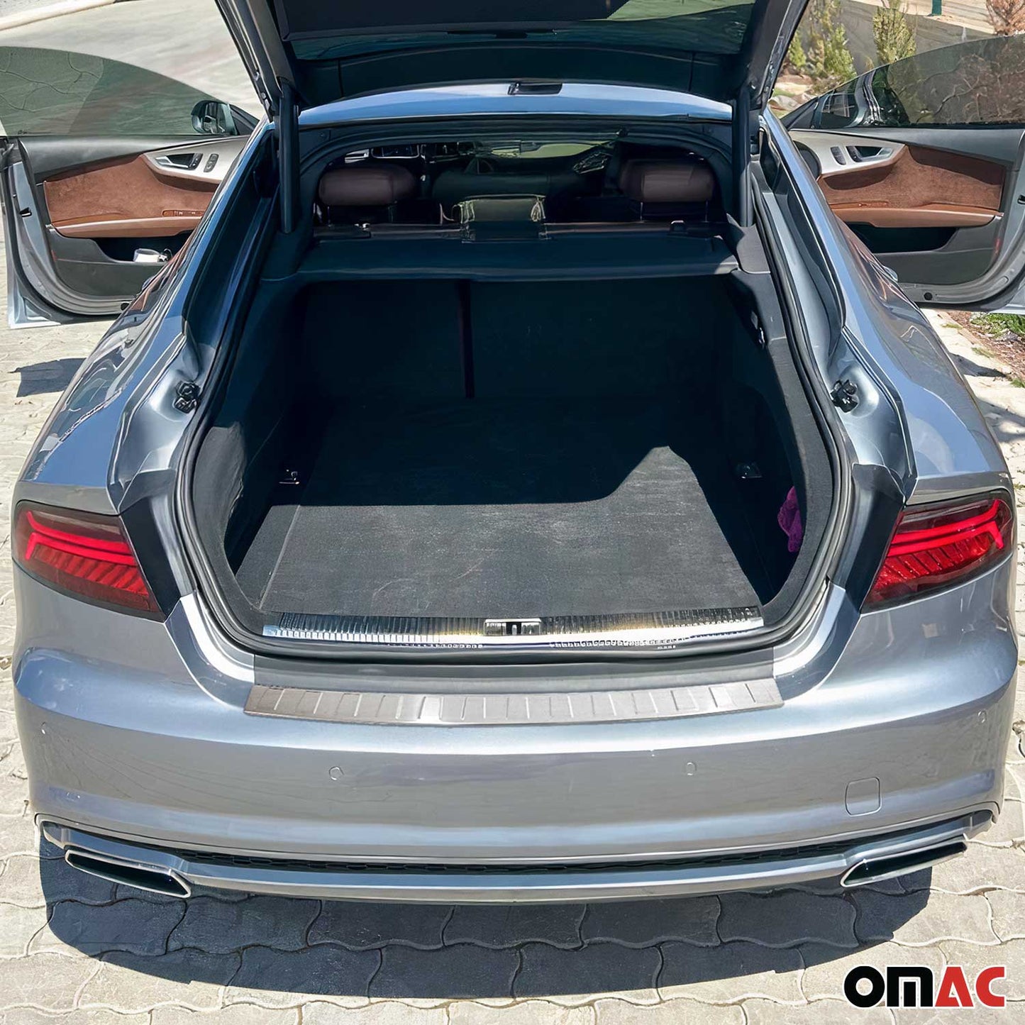 Protecție prag bara de protecție pentru Audi A7 Sedan 4G8 2010-2018, crom periat