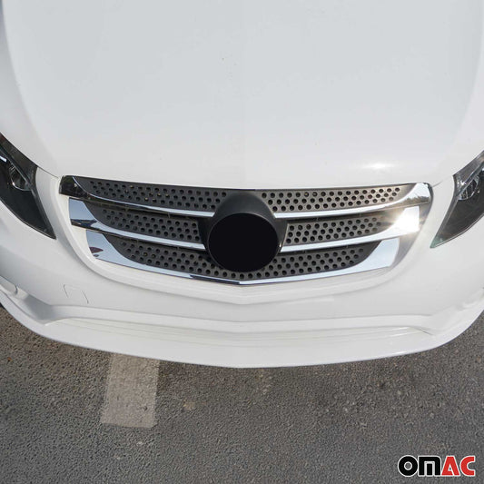 Benzi decorative grilă radiator pentru Mercedes Vito W447 2014-2019, cromate, 5x