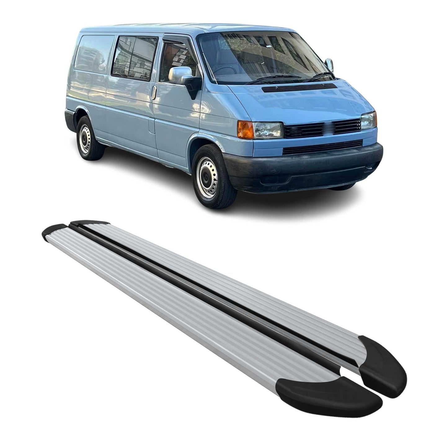 Praguri/Scări pentru VW Transporter T4 1990-2003 L2 Lungi Aluminiu
