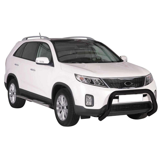 Bară de protecție/buton față pentru Kia Sorento 2012-2015 ø76mm oțel negru protecție