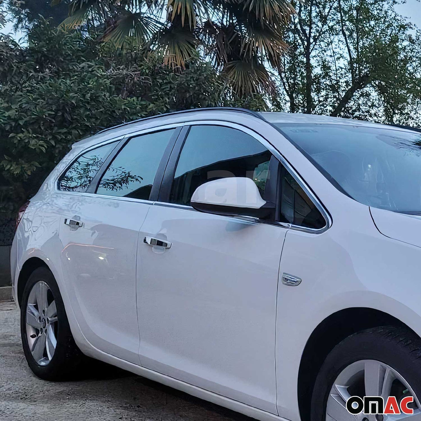 Fensterleisten Zierleisten für Opel Astra J Kombi 2010-2015 Edelstahl Chrom 12x