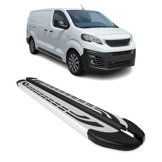 Trittbretter Schweller Seitenbretter für Peugeot Traveller 2017-2025 L2 L3 Alu