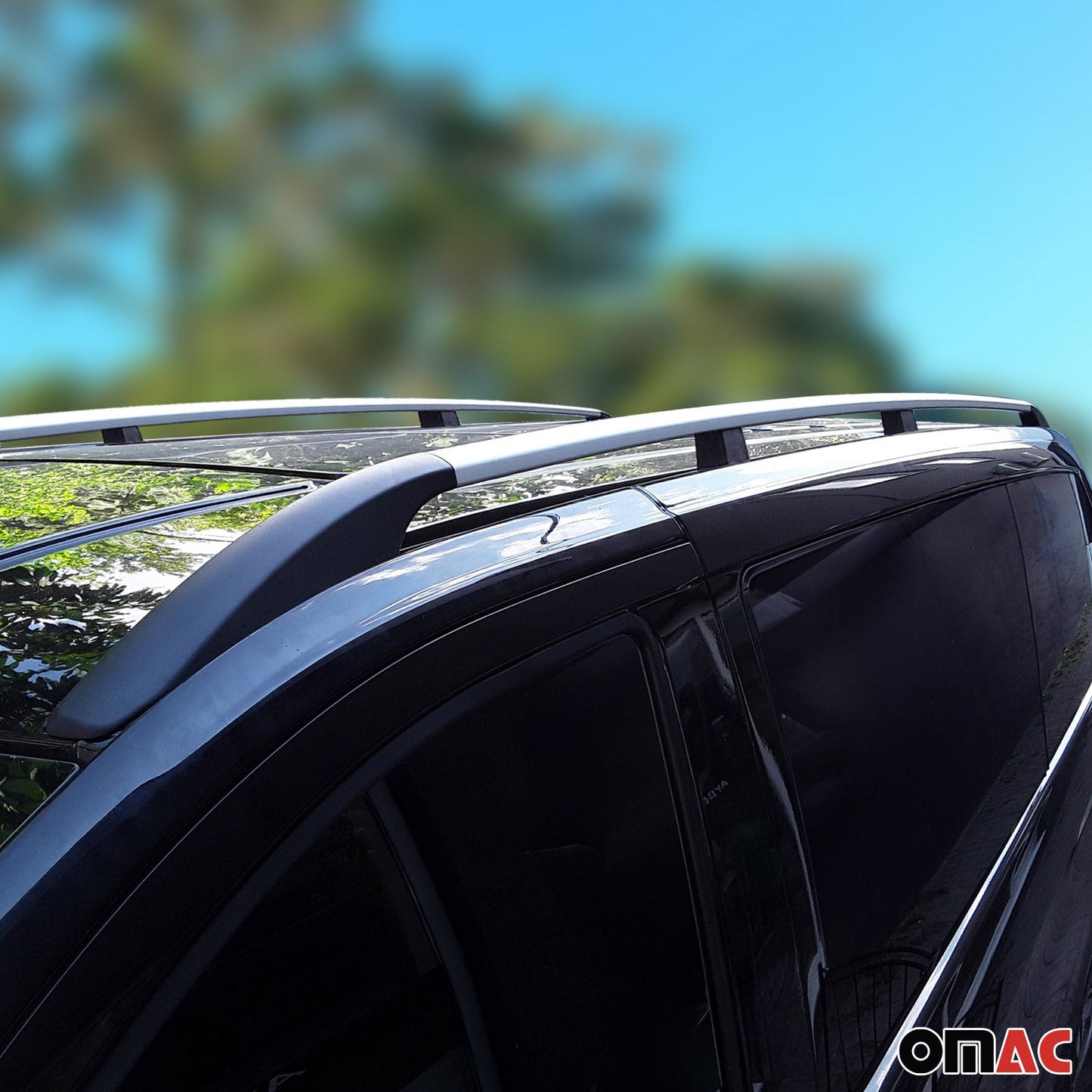 Dachreling Dachgepäckträger Relingträger für Jeep Renegade 2015-2024 Alu Grau