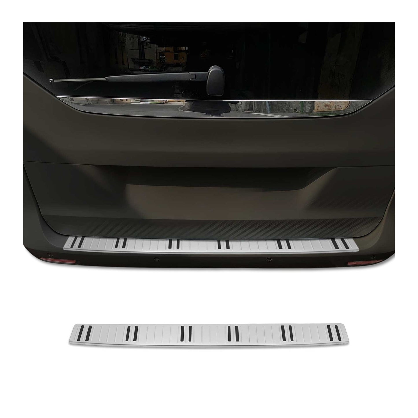 Ladekantenschutz für Mercedes Vito W447 2014-2025 Chrom Edelstahl Gebürstet