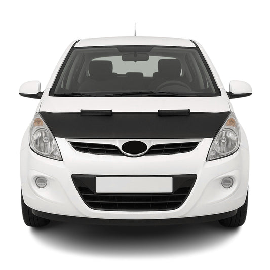 Haubenbra Steinschlagschutz Bonnet Bra für Hyundai i20 2008-2012 Schwarz Halb