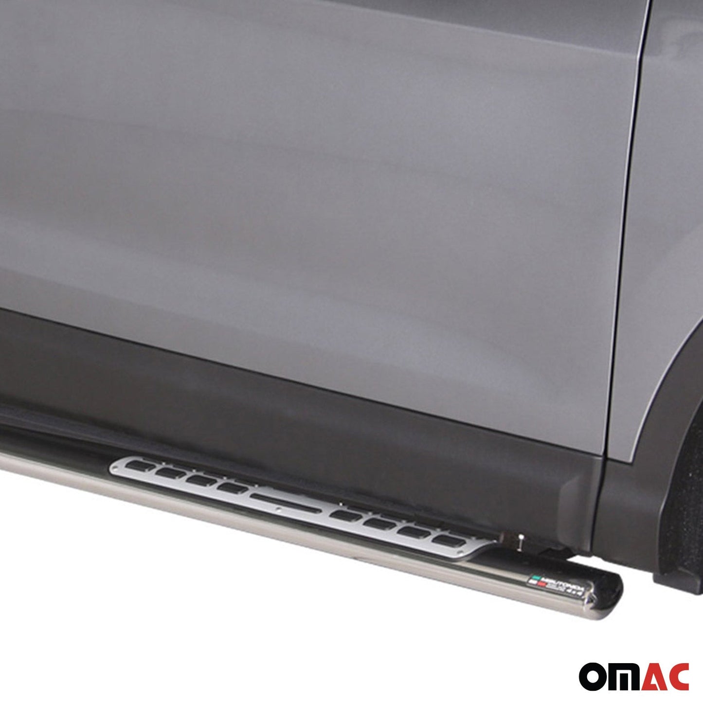 Praguri/praguri laterale din oțel inoxidabil pentru Nissan Qashqai 2014-2021, argintii