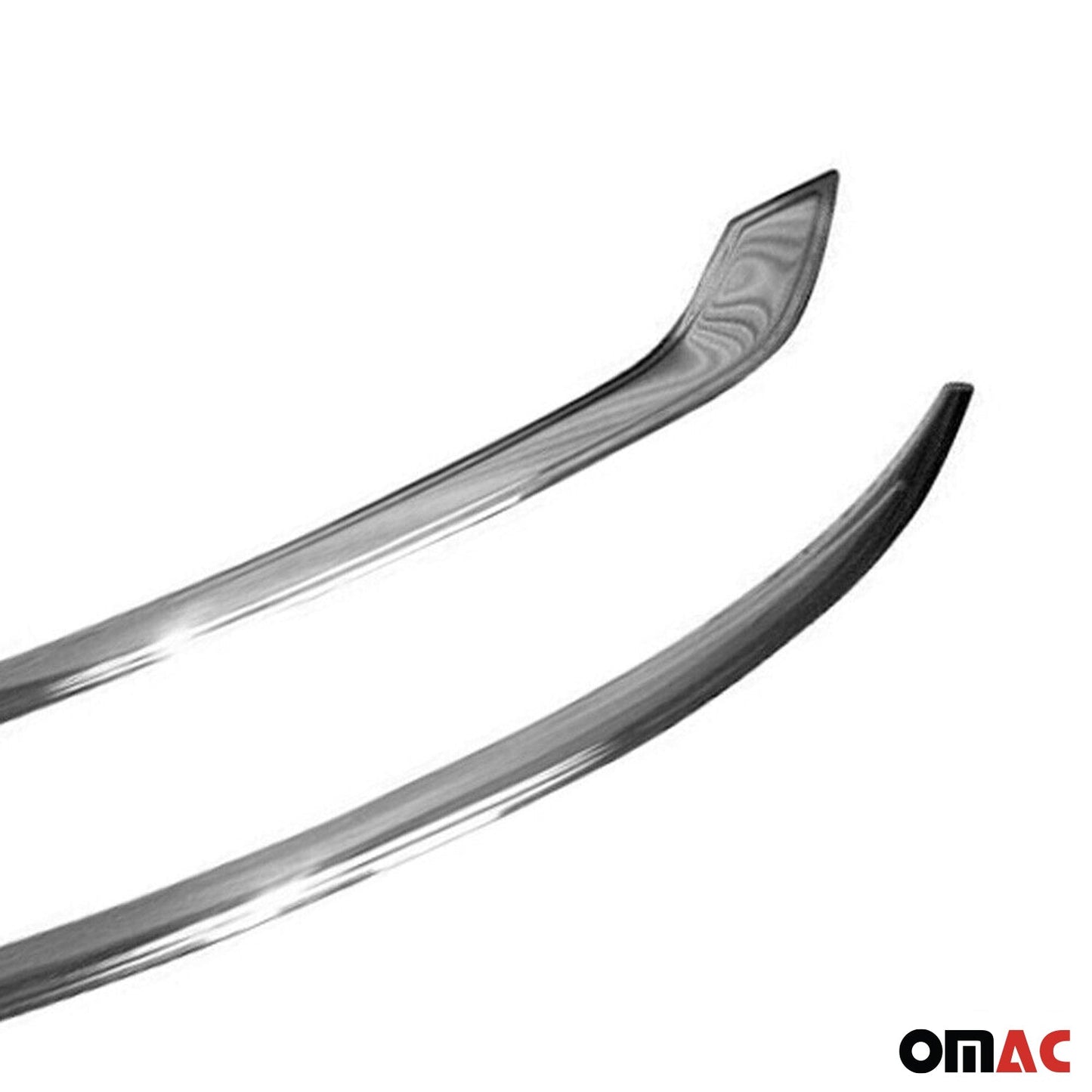 Scheinwerfer Leisten Böser Blick für VW Caddy 2010-2015 Edelstahl Silber 2tlg