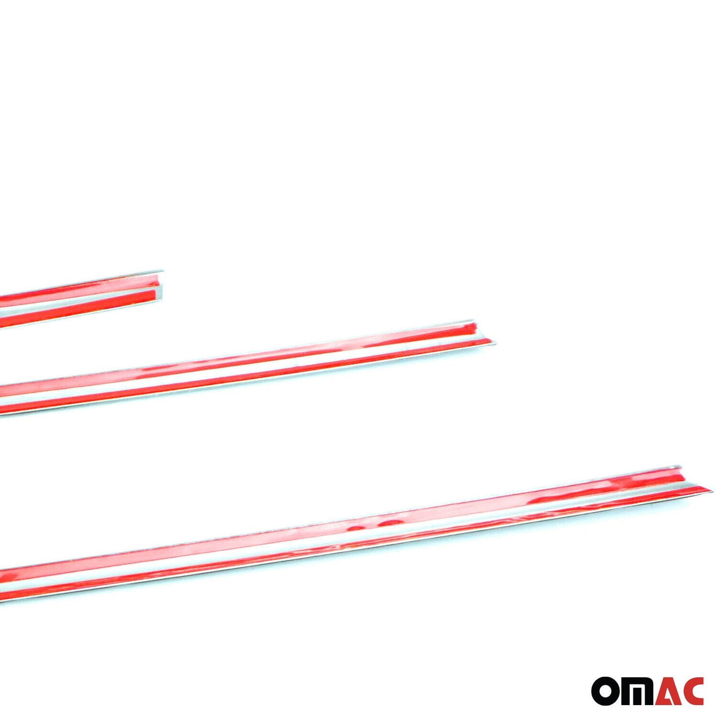 Benzi decorative pentru geamuri Ford Mondeo mk5 Sedan 2014-2022, oțel inoxidabil, 8 bucăți