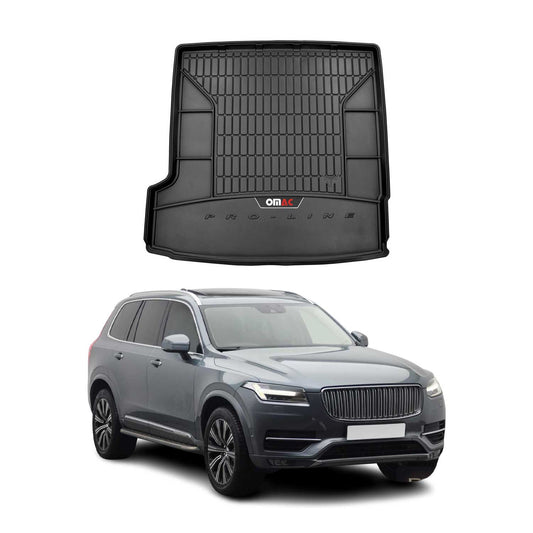 OMAC Gummi Kofferraumwanne für Volvo XC90 2014-2025 TPE Laderaumwanne Schwarz