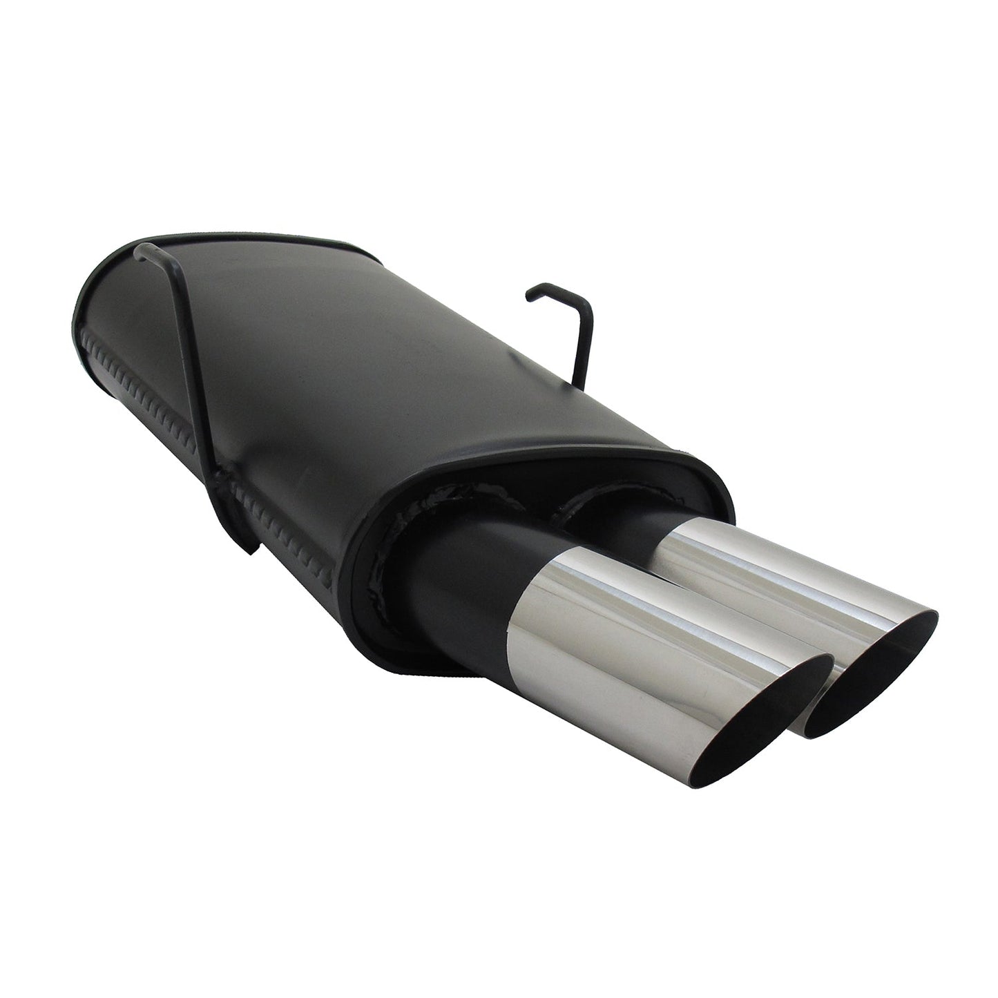 Novus Sportauspuff für Peugeot 106 2x76mm MS-Design Endschalldämpfer mit ABE