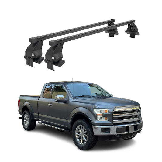 Menabo Dachträger Grundtäger für Ford F150 2015-2025 50kg Stahl Schwarz 2 tlg