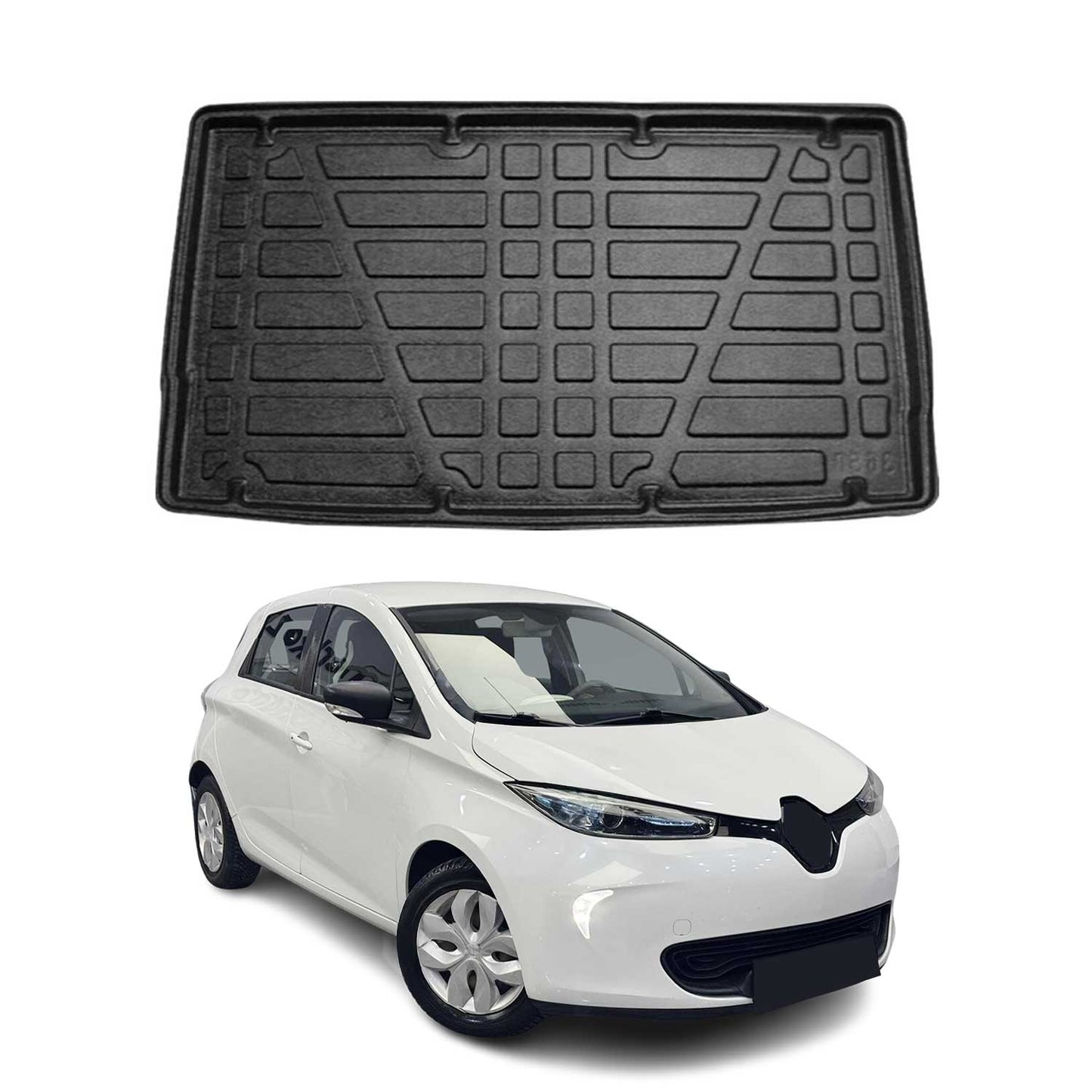 Protecție portbagaj/cargo pentru Renault Zoe 2012-2025, cauciuc TPE, negru