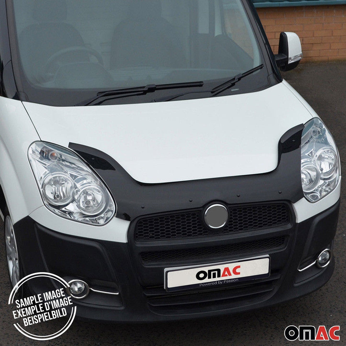 Motorhaube Deflektor Insekten Steinschlagschutz für Opel Vivaro 2019-2025 Dunkel