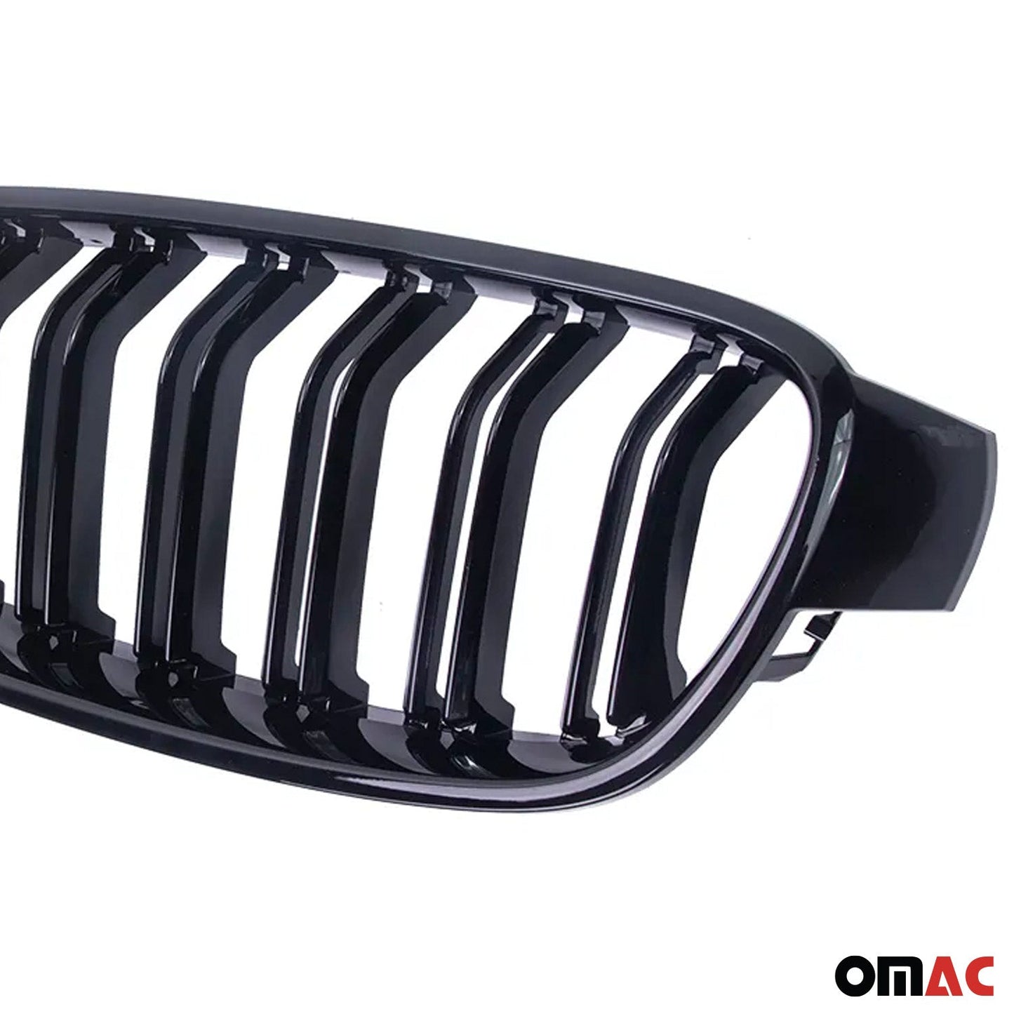 Nieren Grill Kühlergrill für BMW 3er F30 2012-2019 M-Tech Schwarz Glanz