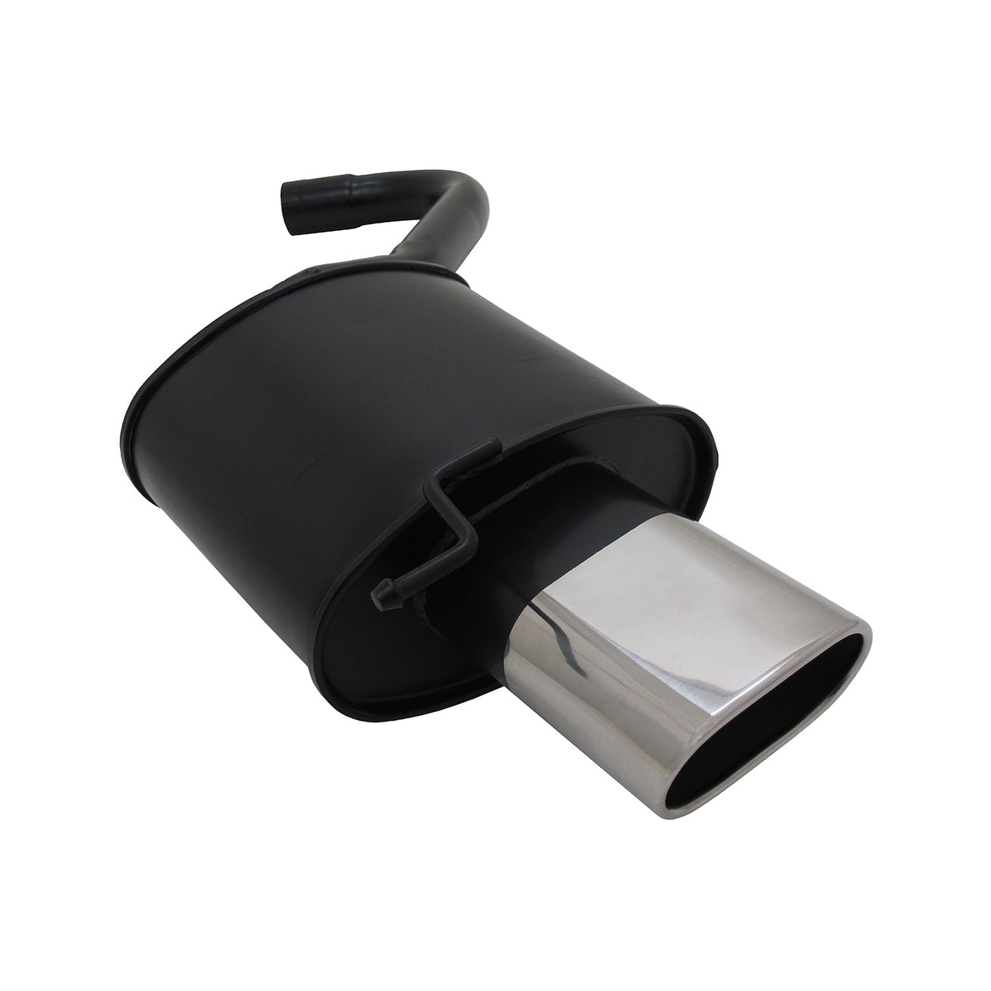 Novus Sportauspuff für BMW E90 / E91 135x75mm Endschalldämpfer mit ABE