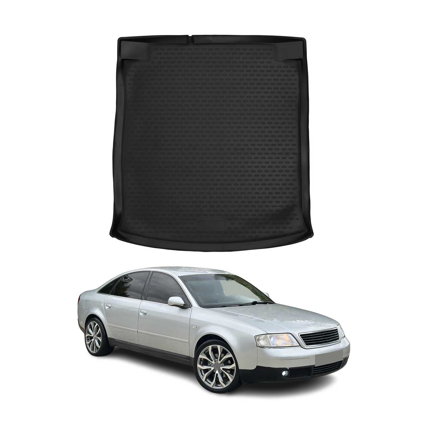 Covoraș pentru portbagaj pentru Audi A6 C5 Sedan 1997-2004, cauciuc TPE