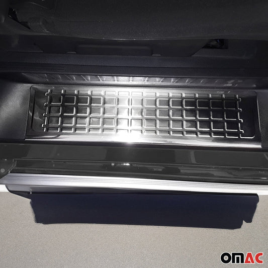 Ornamente prag uși pentru Citroen Jumpy 2016-2025, oțel inoxidabil, argintiu, set 3 piese