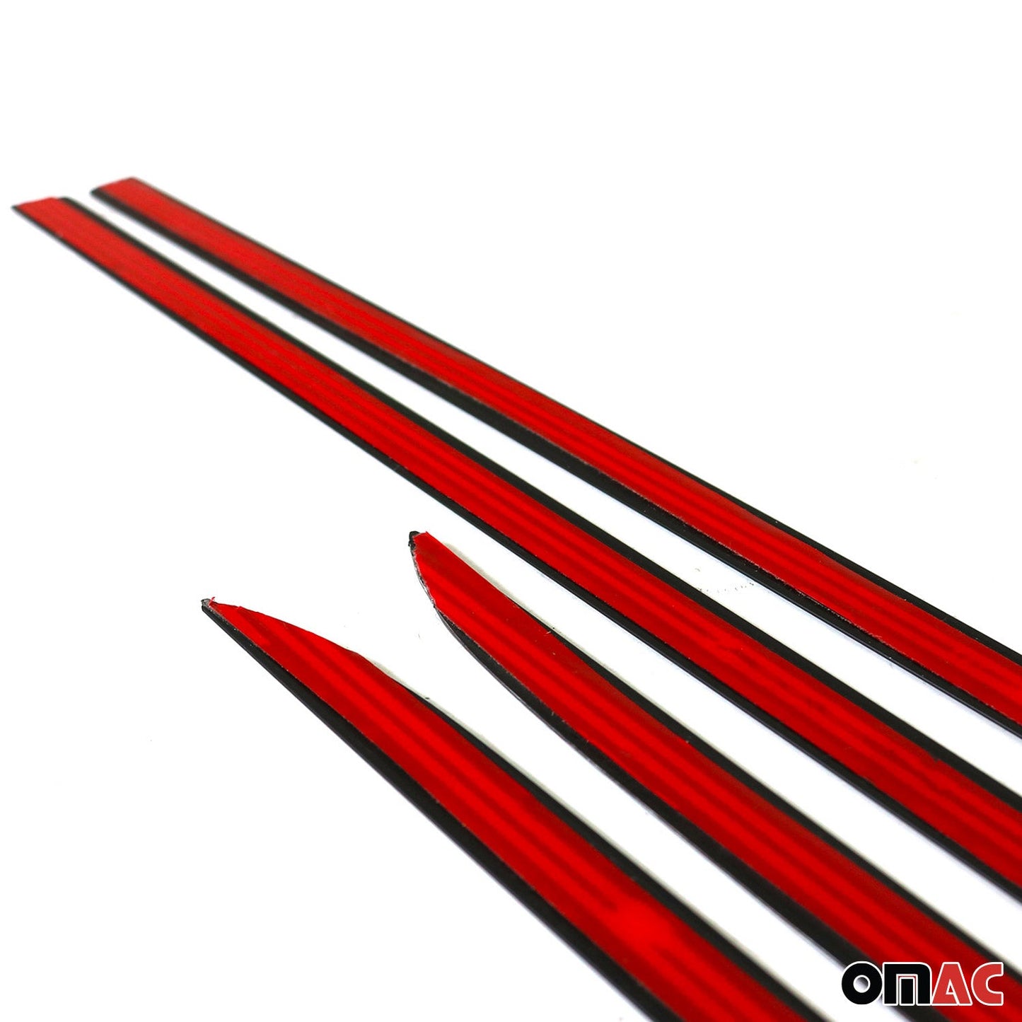 Seitentürleiste Türleisten Türschutzleiste für Audi A3 2012-2024 Alu Schwarz 4x