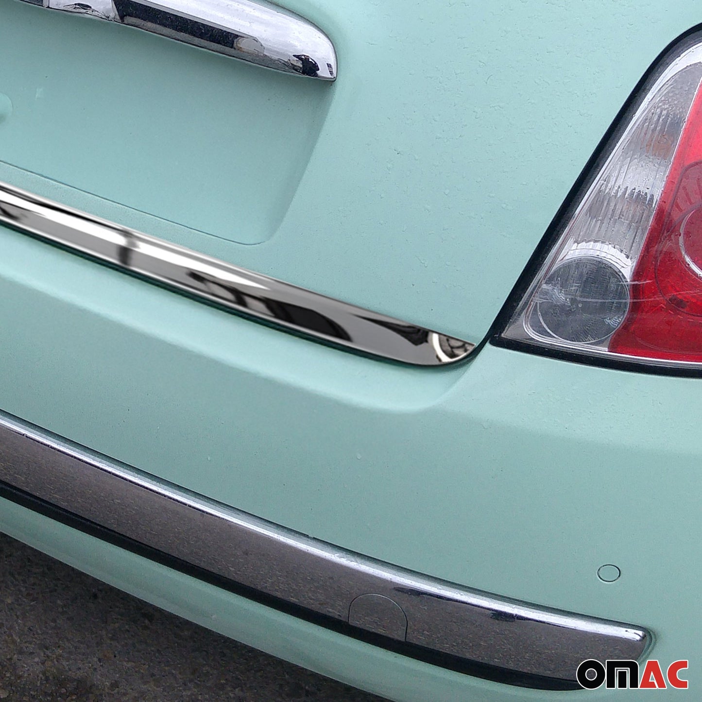 Kofferraumleiste Heckleiste für Fiat 500C 2007-2015 Edelsthal Edelstahl Chrom