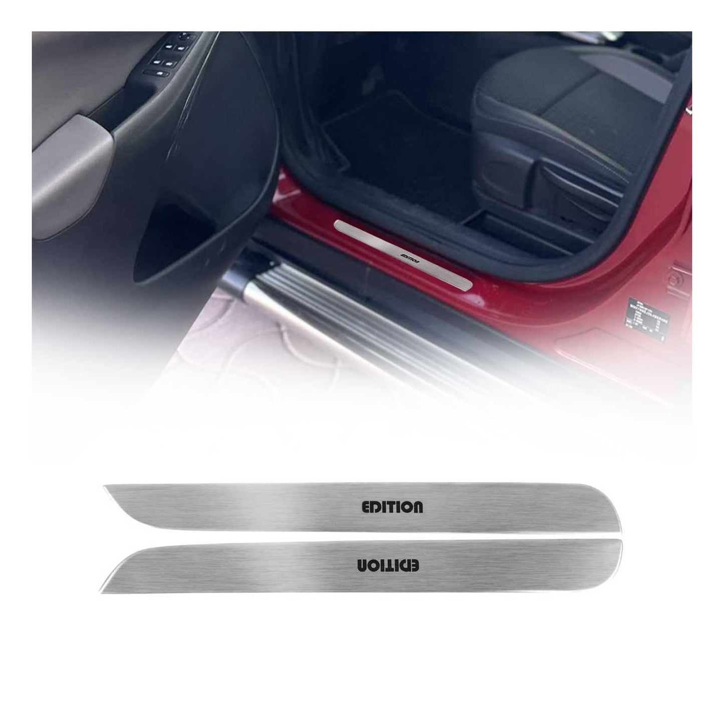 Einstiegsleisten Türschweller für Opel Crossland X 2017-2025 Edelstahl 2 tlg