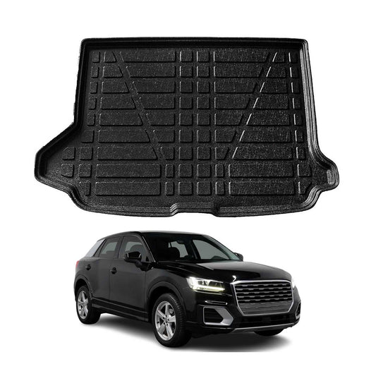 Kofferraumwanne Laderaumwanne für Audi Q2 2017-2025 Gummi TPE Schwarz