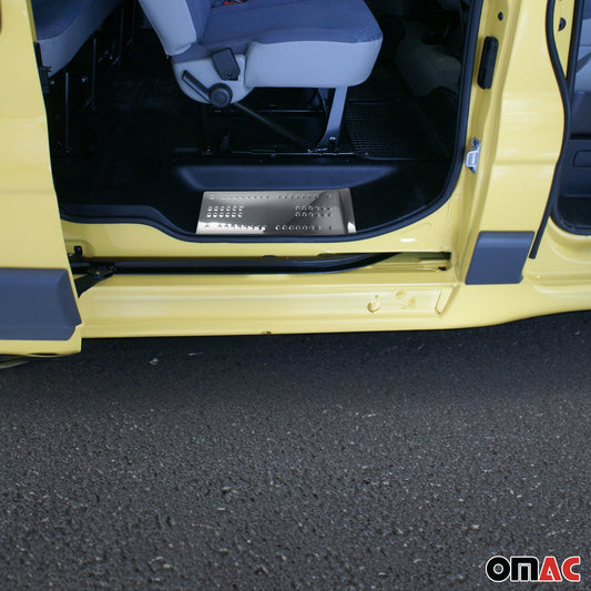 Ornamente prag uși pentru Fiat Talento 2016-2024, oțel inoxidabil, argintiu, set 4 piese