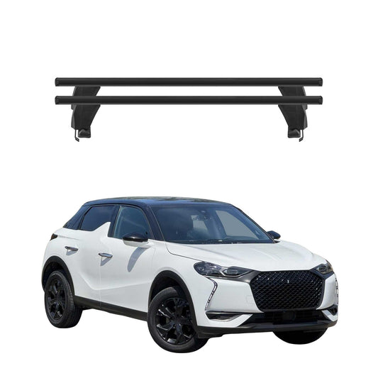 Menabo Dachträger Grundtäger für DS3 Crossback 2018-2025 50kg Alu Schwarz 2 tlg