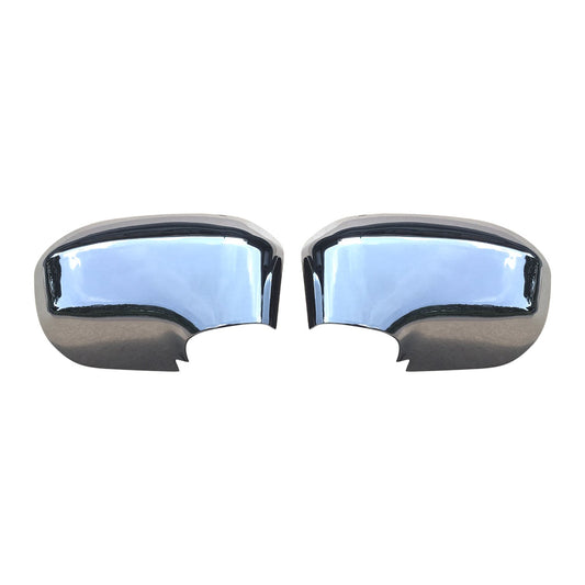 Spiegelkappen Spiegelabdeckung für Honda Civic 2006-2025 Chrom Abs Silber 2 tlg