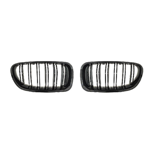 2010-2016 BMW 5er F10 M-Tech Nieren Grill Kühlergrill Schwarz Glanz
