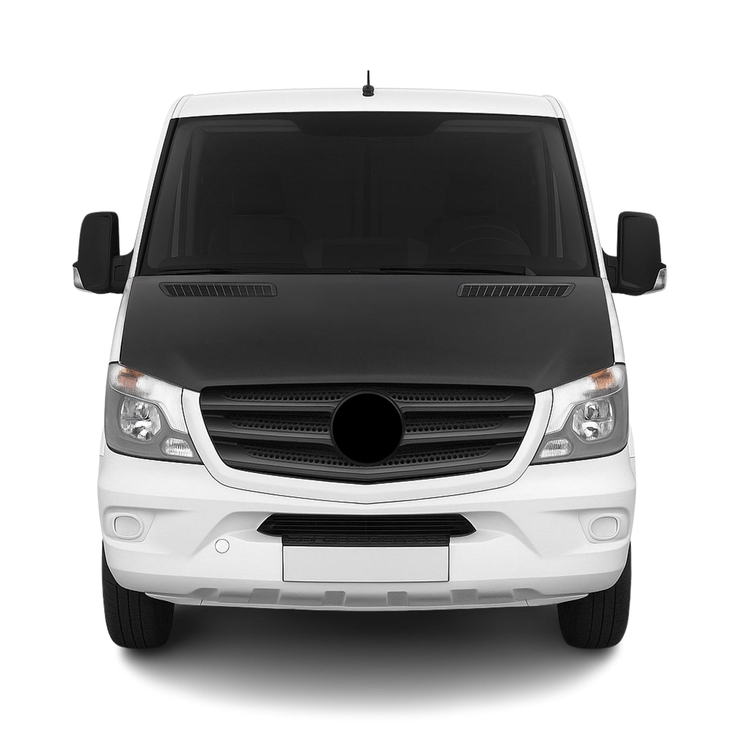 Protecție capotă anti-ciobituri pentru Mercedes Sprinter, neagră, 1 buc.