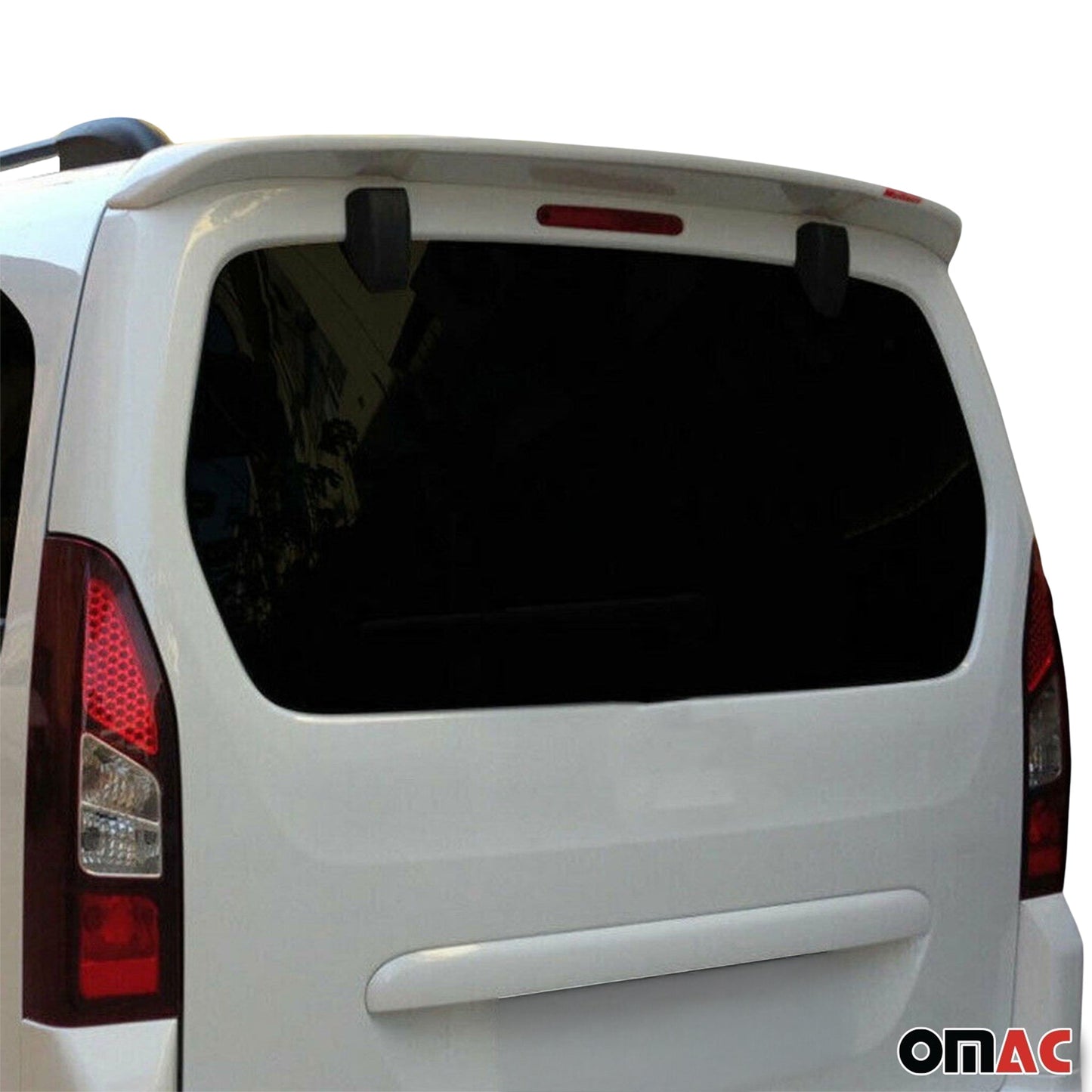 Heckspoiler Dachspoiler Hecklippe für Citroen Berlingo 2008-2012 Lackiert Weiß